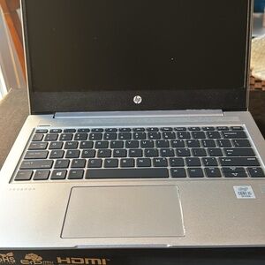 HP ProBook Silver with Black Keyboard